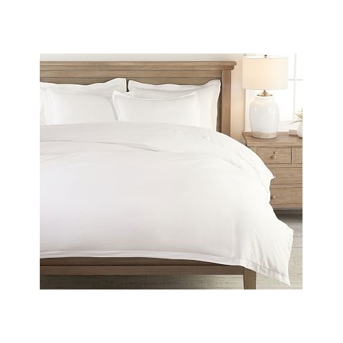 Queen Crisp White Quilt Cover