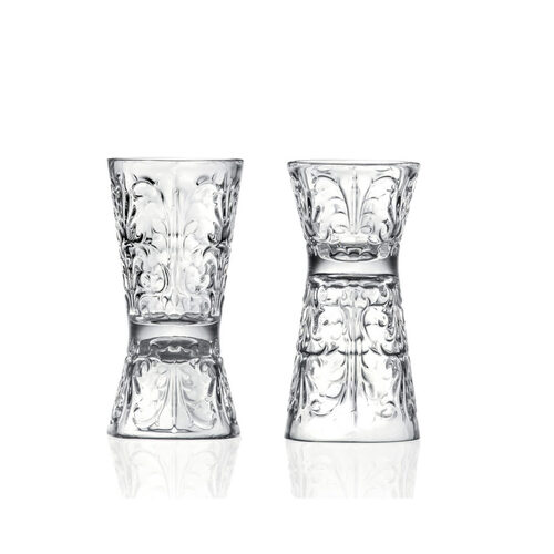 RCR Crystal Tattoo Clessidra Double Jigger 30/60ml