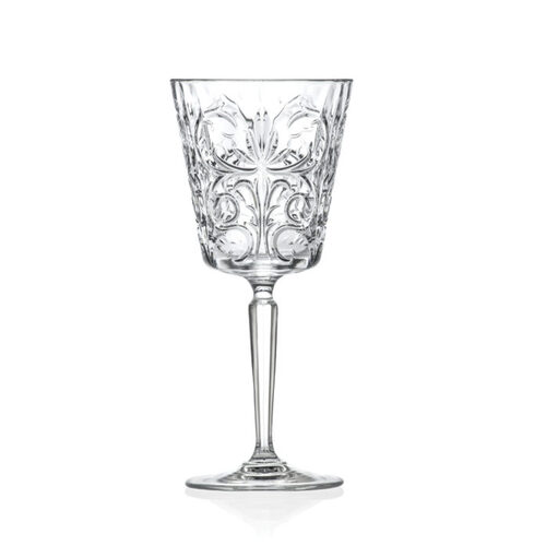 RCR Crystal Tattoo Wine Goblet x 6
