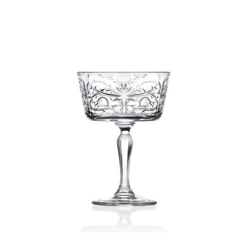 RCR Crystal Tattoo â€“ Champagne / Dessert Goblet x 6