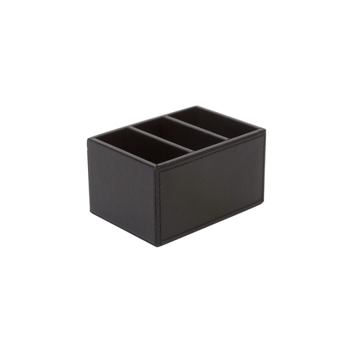 Condiment Box - Black Leatherette