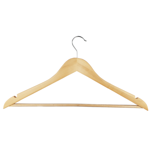 Natural Wooden Standard Hanger x 1