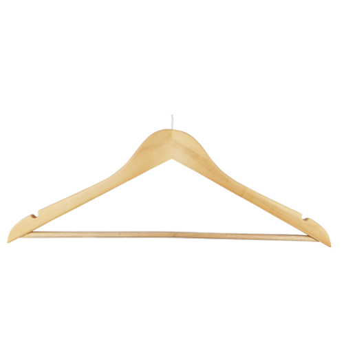 Natural Wooden Security Hanger x 1