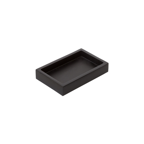 Black Resin Soap Dish
