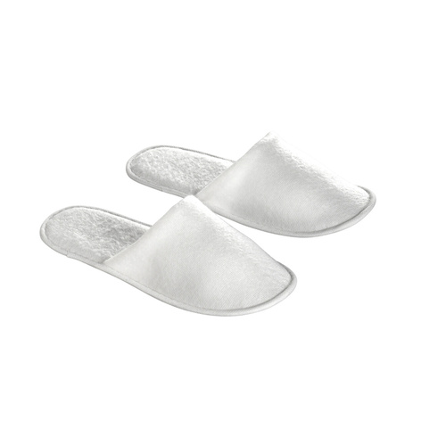 Budget Closed Toe White Terry Slipper 28cm x 100 Pairs
