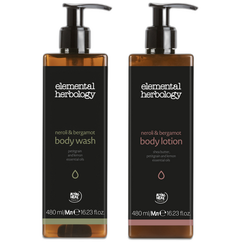 Elemental Herbology 480ml Body Wash & Body Lotion
