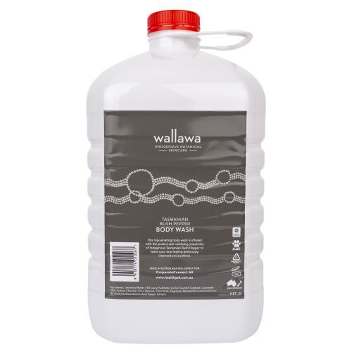 Wallawa 5 Litre Body Wash - Tasmanian Bush Pepper