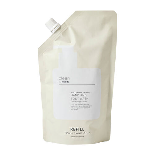 endota Hand Wash 500ml Refill Wild Orange & Geranium 