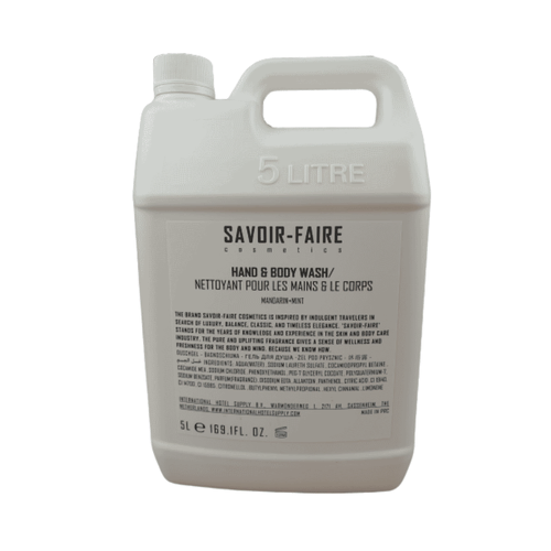 Savoir- Faire Hand & Body Wash 5 litre 