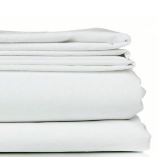 Crisp Long Single Fitted Sheet - White