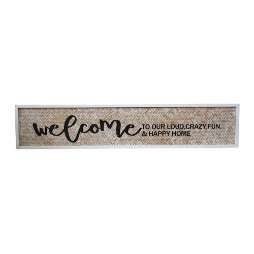 Wooden Welcome Sign