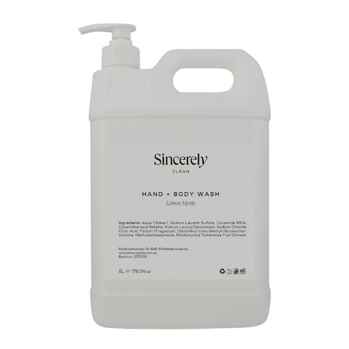 Sincerely Clean 5 Litre Refill Hand + Body Wash