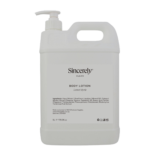 Sincerely Clean 5 Litre Refill Hand + Body Lotion