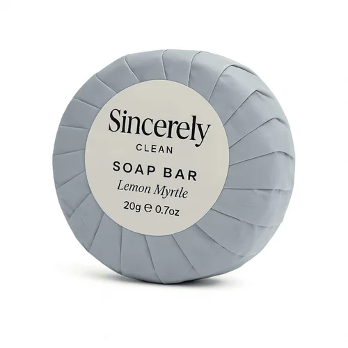 Sample Sincerely Clean Pleat Wrapped Soap Bar 20g