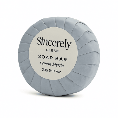 1 x Sincerely Clean Pleat Wrapped Soap Bar 20g