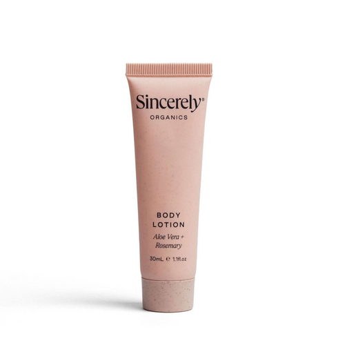 50 x Sincerely Organics 30ml Body Lotion