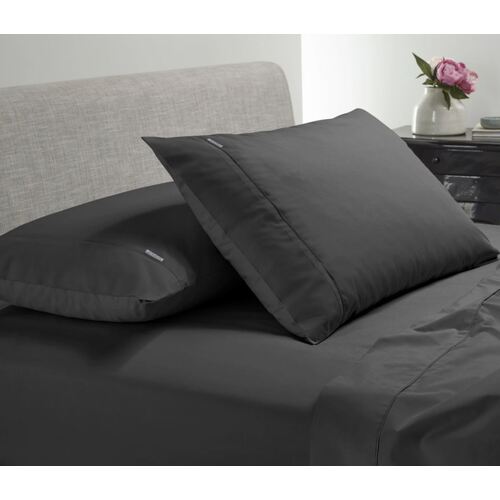 Heston Split Queen Sheet Set - Charcoal