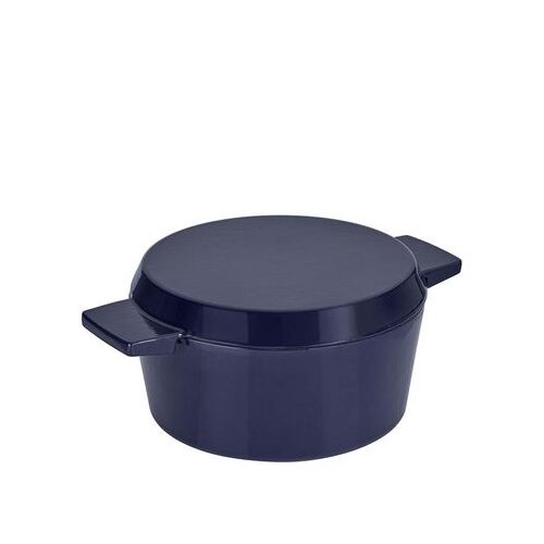 Stanley Rogers Cast Iron French Oven Midnight Blue -  240mm 3.5L