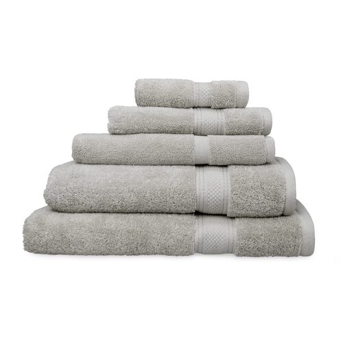 St Regis 600gsm 5 Piece Bathroom Bath Set - Silver