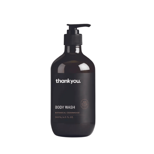 Thank You Botanical Cedarwood 500ML Body Wash In Bottle