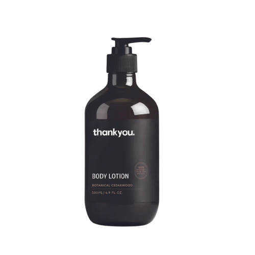 Thank You Botanical Cedarwood 500ML Body Lotion In Bottle