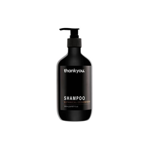 Thank You Botanical Cedarwood 500ML Shampoo In Bottle