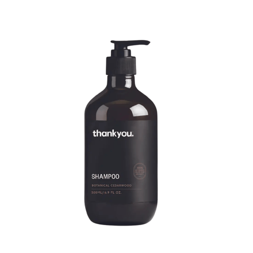 Thank You Botanical Cedarwood 500ML Shampoo In Bottle
