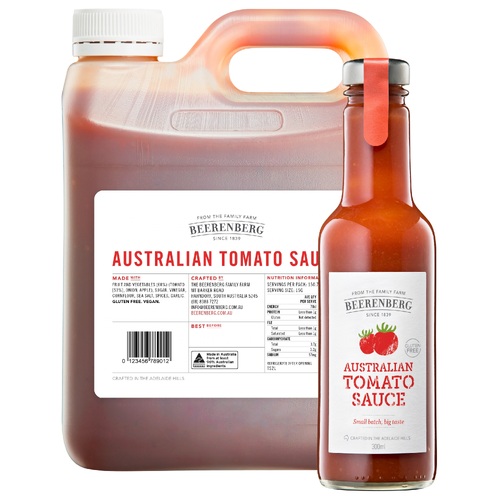 2 Litre Beerenberg Tomato Sauce Food Service Refill 