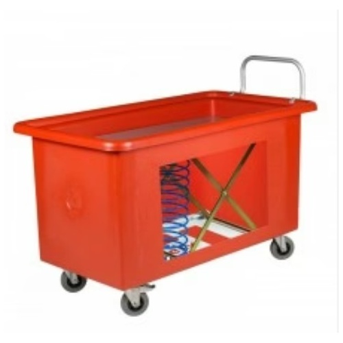455 Litre Wagen Mobile Laundry Tub Red