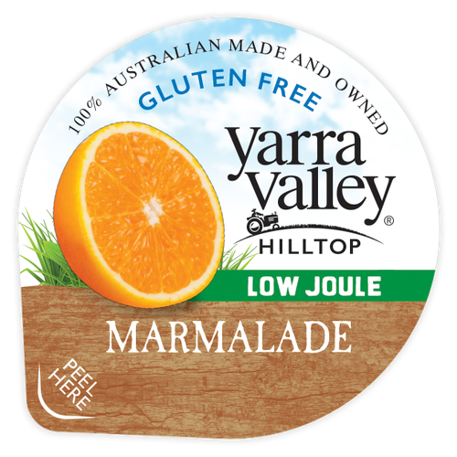 Yarra Valley Hilltop Jam PC Low Joule Marmalade 15g x 200