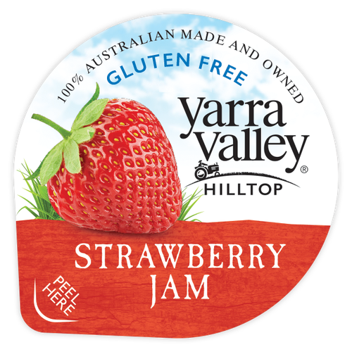 Yarra Valley Hilltop Jam PC Strawberry 16g x 200