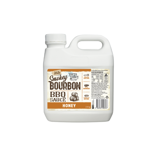 Yarra Valley Hilltop Smokey Bourbon BBQ Sauce Honey 2.4kg