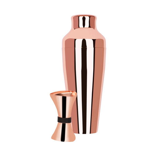 Zanzi 2pc Cocktail Set Rose Gold