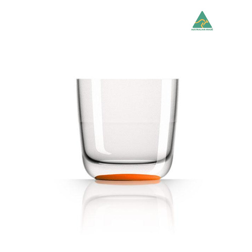 Marc Newson Tritan® Non-slip Forever Unbreakable Whisky/Stemless Wine 285ml - Orange